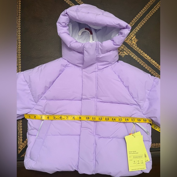 ALL IN MOTION Snow Sport Short Puffer & Snow Pant Set (Lilac) XS - Picture 8 of 16